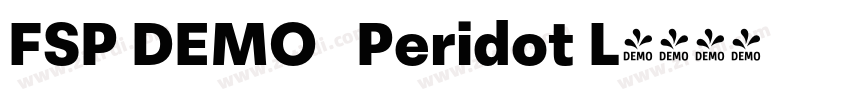 FSP DEMO   Peridot L字体转换